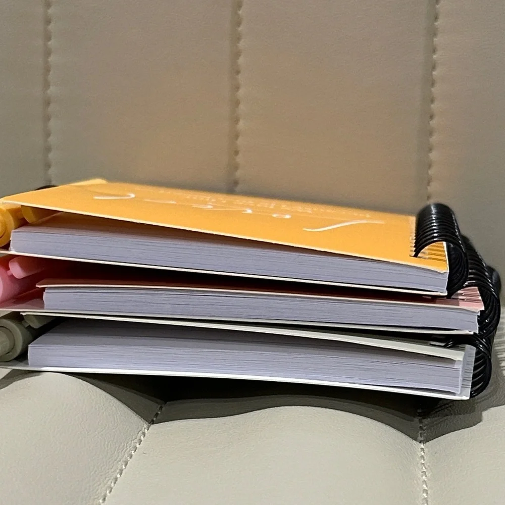 Bible Verse Notebook Trio & Pens Loved - John Brave - Joshua Created - Genesis